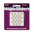 Magic Sliders Felt Self Adhesive Protective Pads Oatmeal Round 3/8 in. W X 3/8 in. L 84 pk, 84PK 63118